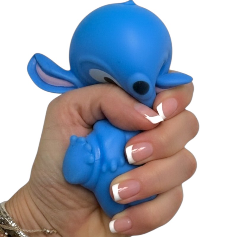 Mięciutki Gniotek Niebieski Stworek Squishy  9x9cm Taba