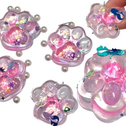 Gniotek Łapka Brokatowa Zestaw 4 Sztuki