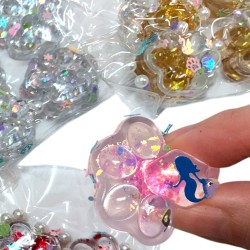 Gniotek Łapka Brokatowa Zestaw 4 Sztuki