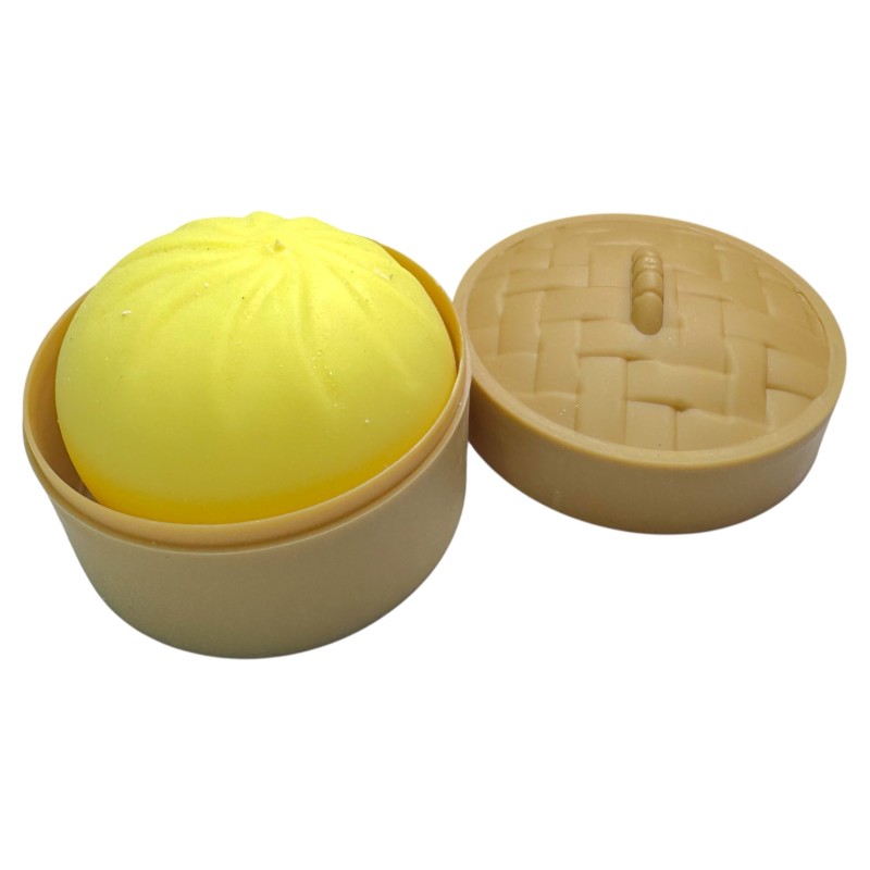 Gniotek antystresowy Pierożek Dumplings w pudełku 1 szt