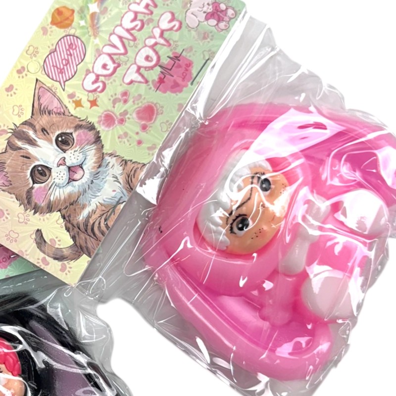 Gniotek fuggler monster słodka laleczka sticky 1 szt. 13x10 cm