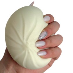 Gniotek antystresowy pierożek dumpling w pudełku 1 szt duży 10 cm