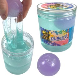 Slime uciekający w słoiku z kulką galaktyczną 1 szt.