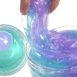 Slime uciekający w słoiku z kulką galaktyczną 1 szt.
