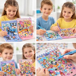 Wyklejanka Układanka z naklejkami 5D roombox Zootopia Scenki Domki 8 scen