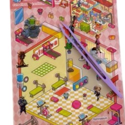 Wyklejanka Układanka z naklejkami 5D roombox Zootopia Scenki Domki 8 scen