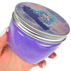 Slime Galaxy fioletowy brokatowy w słoiku masa sensoryczna 1 szt.