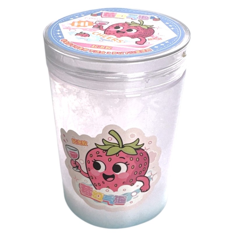 Slime pachnący truskawkowy 3 szt transparentny 250 ml