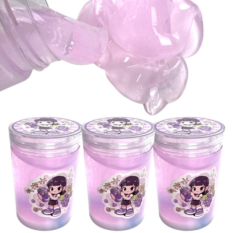 Pachnący slime winogrono kawaii 3 szt
