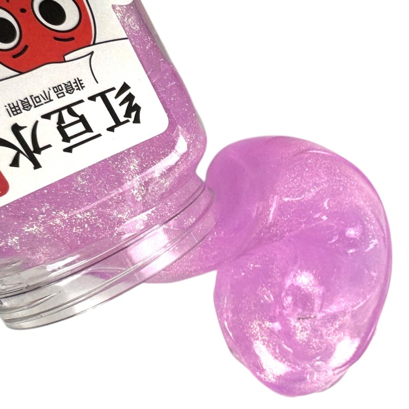 Czteropak slime brokatowe w słoiczkach