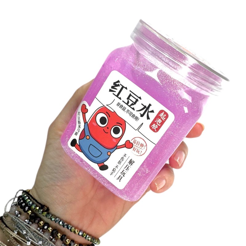 Czteropak slime brokatowe w słoiczkach