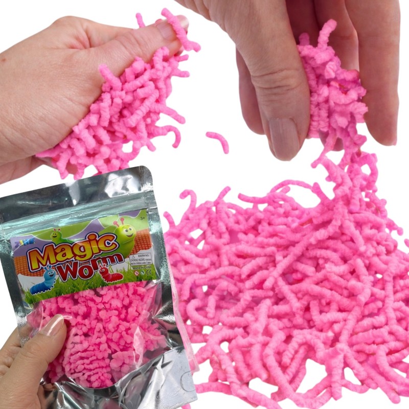 Neonowe Robaczki Sensoryczne Squeeze Toy 1 szt.