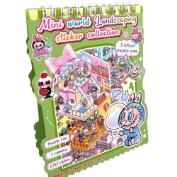 Wyklejanka antystresowa Domki Scenki 5D RoomBox Labu 360 naklejek 6 scen