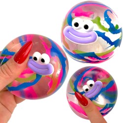 Gniotek antystresowy kulka buźka wolno odkształcająca się