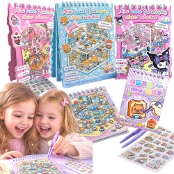 Zestaw kreatywny Domki – scenki z naklejkami mozaikowymi