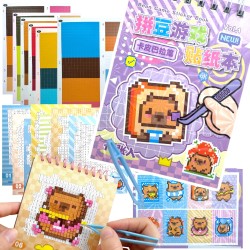 Zestaw kreatywny Domki – scenki z naklejkami mozaikowymi