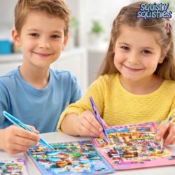 Wyklejanka antystresowa Domki Scenki 5D RoomBox Labu 360 naklejek 6 scen