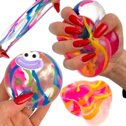 Gniotek antystresowy kulka buźka wolno odkształcająca się