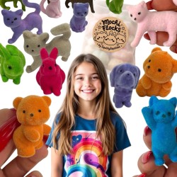 Milutkie figurki gniotki Mochi Flocks kawaii zwierzaczki