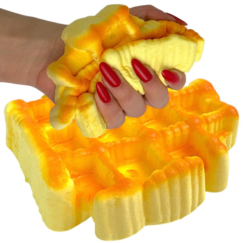 Squishy gniotek pachnący gofr slow rising 1 szt. 12x12 cm
