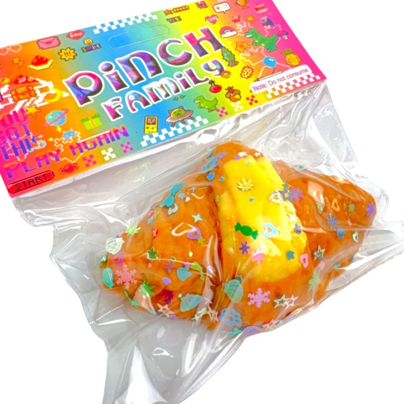 Gniotek antystresowy croissant rogalik 1 szt. ok. 7 cm