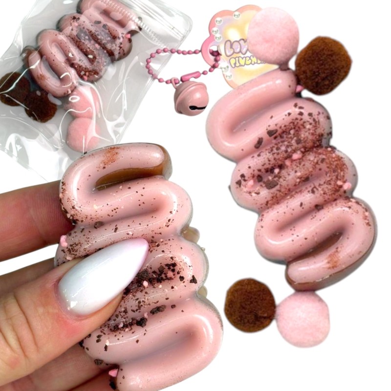 Gniotek Mochi ciasteczko brelok antystresowy 1 sztuka