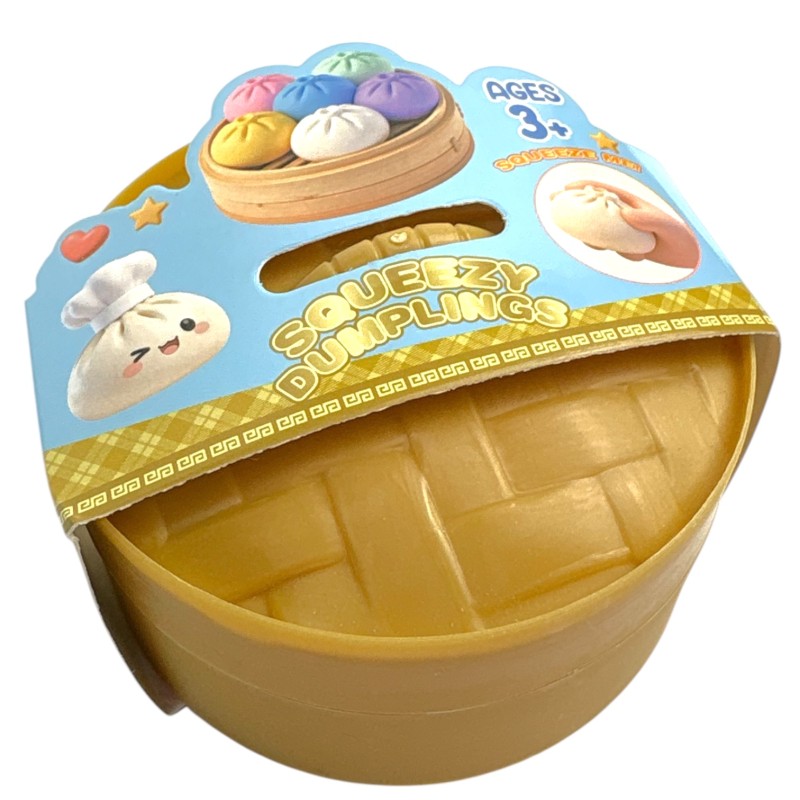 Zestaw gniotków Dumpling Pierożki z saszetką i brelokiem kapibara