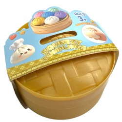 Gniotek antystresowy pierożek dumpling w pudełku 1 szt duży 10 cm