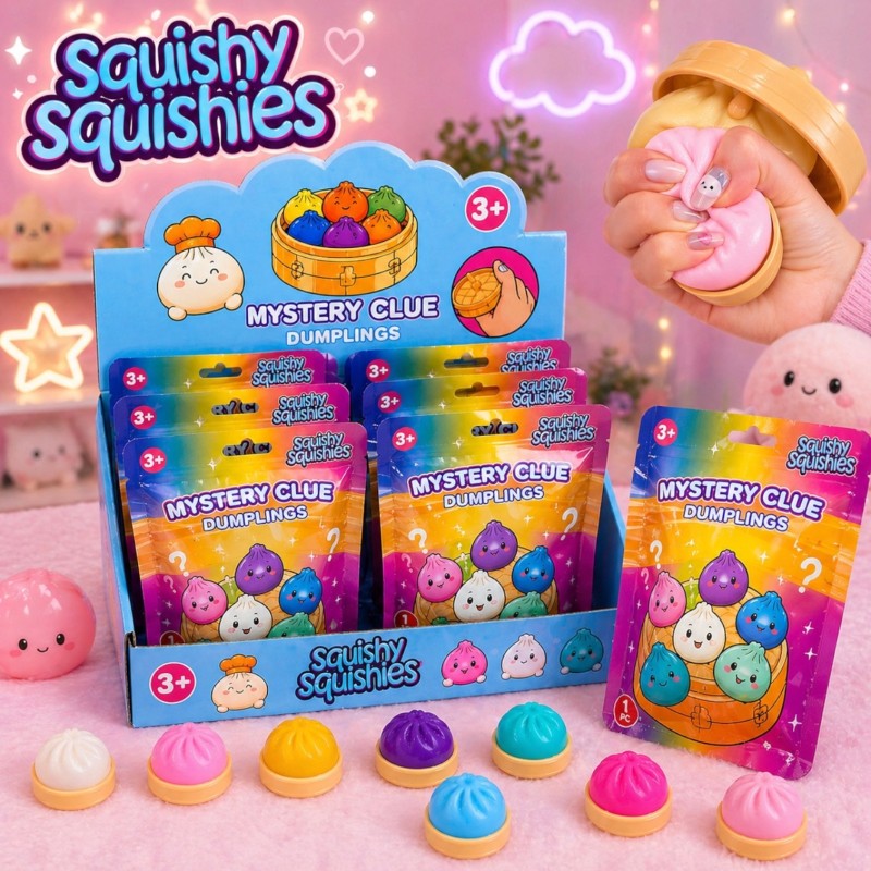Pierożki Mystery Mini Dumplings Mochi gniotki sensoryczne 4 szt.