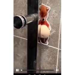 Mochi gniotek naklejka 3D kot z brzuszkiem antystresowy 1 szt.