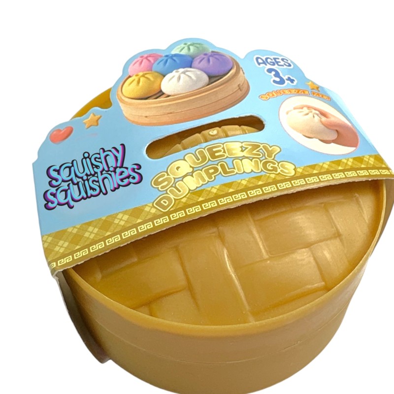 Zestaw sensoryczny 3w1 gniotek pączek slow rising dumpling kula