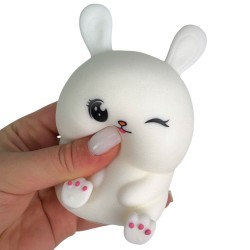 Gniotek antystresowy królik kawaii z pianką piankoliną 1 szt.
