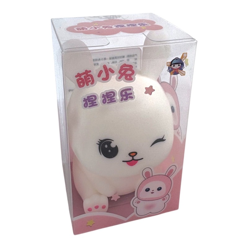 Gniotek antystresowy królik kawaii z pianką piankoliną 1 szt.