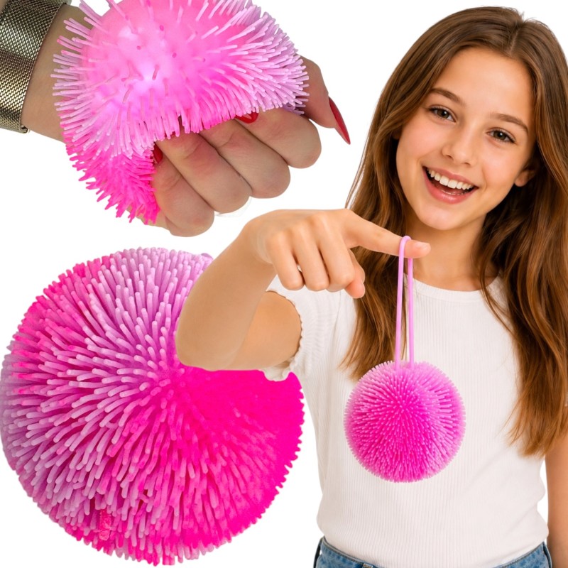 Gniotek antystresowy kula z włoskami jojo mega soft 1 szt.