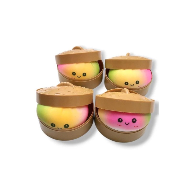 Gniotek antystresowy dumpling tęczowy w pudełku 10 cm 1 szt