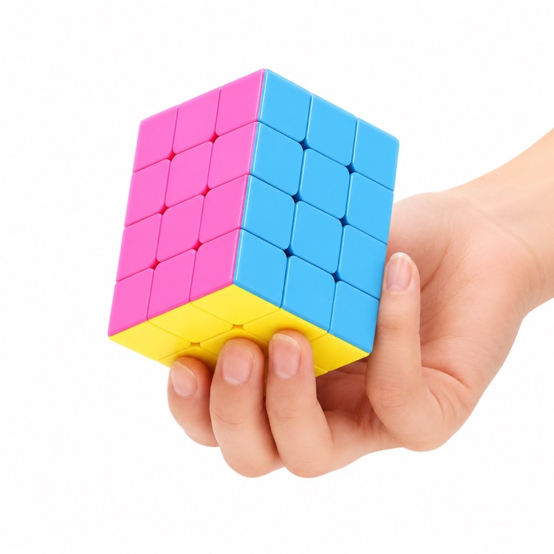 Kostka logiczna 3x3x4 kolorowa łamigłówka antystresowa