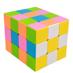 Kostka logiczna 3x3x4 kolorowa łamigłówka antystresowa