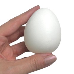 Gniotek jajko z kulkami żelowymi Orbeez 1 szt. kawaii 6,5 cm
