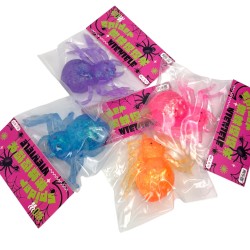 Pająk GEL gniotek antystresowy brokatowy 1 szt. 9x14 cm
