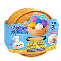 Gniotek Dumpling Pierożki Kawaii zestaw 4 szt antystresowe