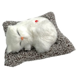Interaktywny kotek z poduszką miauczący 1 szt. sensoryczna maskotka