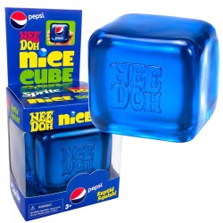 Gniotek żelowy Nice Cube NeeDoh kostka lodu niebieska 7,5 cm