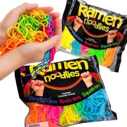 Ramen Noodles gniotek NeeDoh antystresowy tęczowy 1 zestaw