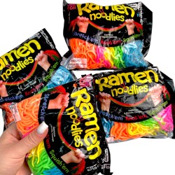 Ramen Noodles gniotek NeeDoh antystresowy tęczowy 1 zestaw