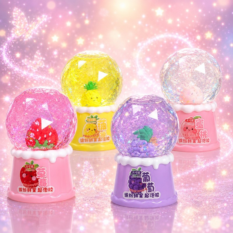 Slime Kula Brokatowej Masy Sensorycznej 1 szt 12 cm