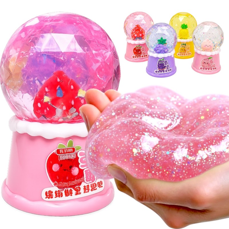 Slime Kula Brokatowej Masy Sensorycznej 1 szt 12 cm